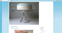 Desktop Screenshot of kitchenandcake.com