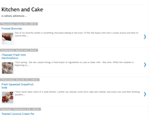 Tablet Screenshot of kitchenandcake.com